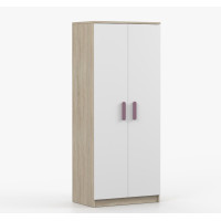 Šatní skříň SCOUT 80 - dub sonoma/bílá (více variant)