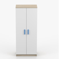 Šatní skříň SCOUT 80 - dub sonoma/bílá (více variant)