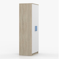 Šatní skříň SCOUT 80 - dub sonoma/bílá (více variant)