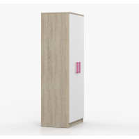 Šatní skříň SCOUT 80 - dub sonoma/bílá (více variant)