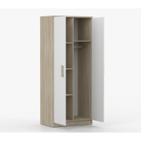 Šatní skříň SCOUT 80 - dub sonoma/bílá (více variant)