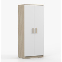 Šatní skříň SCOUT 80 - dub sonoma/bílá (více variant)