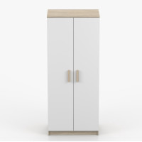 Šatní skříň SCOUT 80 - dub sonoma/bílá (více variant)
