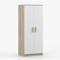 Šatní skříň SCOUT 80 - dub sonoma/bílá (více variant)