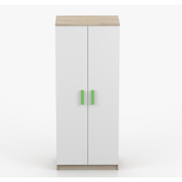 Šatní skříň SCOUT 80 - dub sonoma/bílá (více variant)