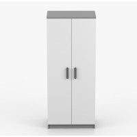 Šatní skříň SCOUT 80 - šedá/bílá (více variant)