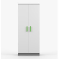 Šatní skříň SCOUT 80 - šedá/bílá (více variant)