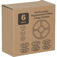 Náhradní filtry pro napáječku pro psy a kočky - sada 6 kusů