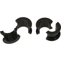 Proutěný košík RALLEX na řídítka jízdního kola - přírodní/bílý