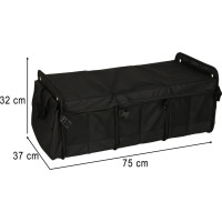 Organizér do kufru auta s chladicí taškou XXL - 37x75x32 cm