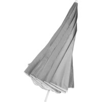 Plážový nastavitelný slunečník 150 cm - šedý