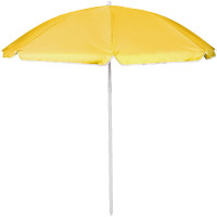 Plážový nastavitelný slunečník 150 cm - žlutý