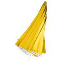 Plážový nastavitelný slunečník 150 cm - žlutý
