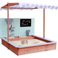 Dřevěné pískoviště LULILO Sablo s otočnou střechou