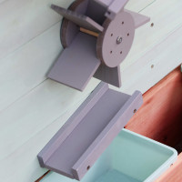 Dřevěné pískoviště LULILO Sablo s otočnou střechou