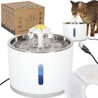 Automatická LED napáječka pro psy a kočky - 2,4l