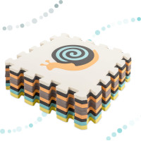 Pěnová podložka pro děti Barevná zvířátka - 85x85x1 cm - 9 ks