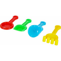 Sada formiček na písek Loď se stříkací pistolí - 12 kusů