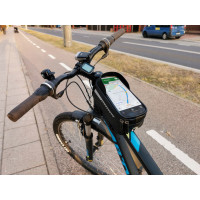 Vodotěsná brašna na kolo - držák na telefon