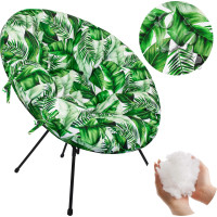 Voděodolný polštář do zahradního křesla ACAPULCO 90x105 cm - Listy banánovníku - zelené