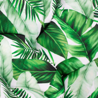 Voděodolný polštář do zahradního křesla ACAPULCO 90x105 cm - Listy banánovníku - zelené