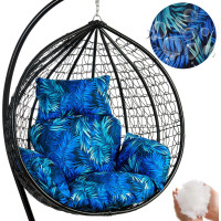 Sedací polštář PRIMA do závěsného houpacího křesla - Blue Passion