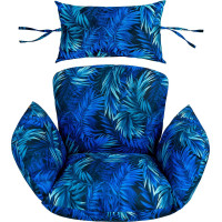 Sedací polštář PRIMA do závěsného houpacího křesla - Blue Passion