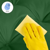 Voděodolný polštář do zahradního křesla ACAPULCO 90x105 cm - zelený