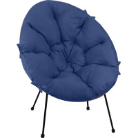 Voděodolný polštář do zahradního křesla ACAPULCO 90x105 cm - navy modrý