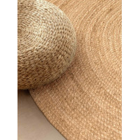 Kusový koberec Jute Braided 106005 Gold ovál