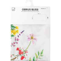 Velikonoční ubrus BLISS Květy - 140x200 cm - bílý