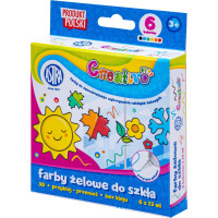 ASTRA CREATIVO Gelové barvy na sklo 6x15ml