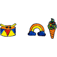 ASTRA CREATIVO Gelové barvy na sklo 6x15ml