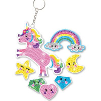 TOTUM Kreativní sada 2v1 Unicorn diamantové malování, výroba náramků