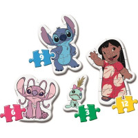 CLEMENTONI Moje první puzzle Stitch 4v1 (3,6,9,12 dílků)