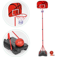 ECOTOYS Nastavitelný basketbalový koš s příslušenstvím