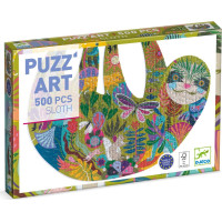 DJECO Obrysové puzzle Lenochod 500 dílků