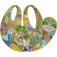 DJECO Obrysové puzzle Lenochod 500 dílků