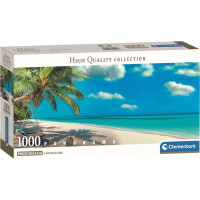 CLEMENTONI Panoramatické puzzle Houpačka u oceánu 1000 dílků
