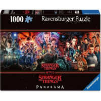 RAVENSBURGER Panoramatické puzzle Stranger Things 1000 dílků