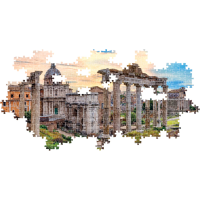 CLEMENTONI Panoramatické puzzle Soumrak nad věčným městem 1000 dílků