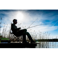 Skládací rybářská židle HUGO - modrá