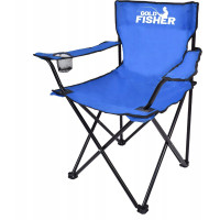 Skládací rybářská židle HUGO - modrá
