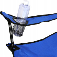Skládací rybářská židle HUGO - modrá
