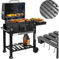 Gril na dřevěné uhlí VULCAN s litinovým roštem