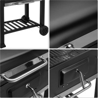 Gril na dřevěné uhlí VULCAN s litinovým roštem