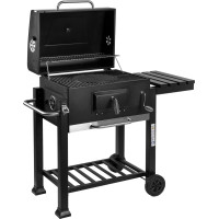 Gril na dřevěné uhlí VULCAN s litinovým roštem