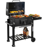 Gril na dřevěné uhlí VULCAN s litinovým roštem