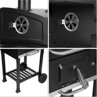 Gril na dřevěné uhlí FERRO s litinovým roštem