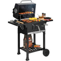 Gril na dřevěné uhlí FERRO s litinovým roštem